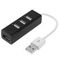 4 Ports USB 2.0 HUB for Apple Computer(Black)