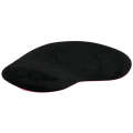 Ultra Slim Rubber Bottom & Cloth Sponge Wrist Supporter Mouse Pad(Magenta)