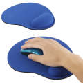 2 PCS Cloth Gel Wrist Rest Mouse Pad(Blue)