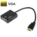 26cm HDMI to VGA + Audio Output Video Conversion Cable with 3.5mm Audio Cable, Support Full HD 10...