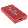 6gb/s mSATA Solid State Disk SSD to USB 3.0 Hard Disk Case(Red)