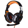 EACH G2000 Over-ear Stereo Bass Gaming Headset with Mic & LED Light for Computer, Cable Length: 2...