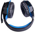 EACH G2000 Over-ear Stereo Bass Gaming Headset with Mic & LED Light for Computer, Cable Length: 2...