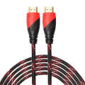 10m HDMI 1.4 Version 1080P Nylon Woven Line Red Black Head HDMI Male to HDMI Male Audio Video Con...