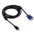 HDMI Male to VGA Male 15PIN Video Cable(Black)