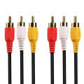 Normal Quality Audio Video Stereo RCA AV Cable, Length: 3m