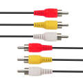 Good Quality Audio Video Stereo RCA AV Cable, Length: 3m