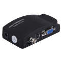 BNC / S-Video to VGA Video Converter(Black)