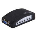 BNC / S-Video to VGA Video Converter(Black)