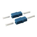 5pcs LC-LC Single-Mode Simplex Fiber Flange / Connector / Adapter / Lotus Root Device(Blue)