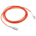 LC-SC Single-Core Multi Mode Fiber Optic Jumper,Length: 3m