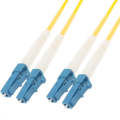 LC-LC Dual-Core Single Mode Fiber Optic Jumper,Length: 3m