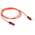 Digital Audio Optical Fiber Toslink Cable, Cable Length: 1.5m, OD: 4.0mm (Gold Plated)