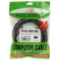 Digital Audio Optical Fiber Toslink Cable Length: 5m, OD: 6.0mm