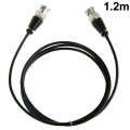 BNC Male to BNC Male Cable for Surveillance Camera, Length: 1.2m