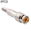 5 PCS Copper-free Solder Male to Female BNC Connector