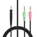 ZS0076 PC Version Gaming Headphone Cable for Sennheiser PC 373D GSP350 GSP500 GSP600 G4ME ONE GAM...