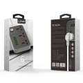 LDNIO SC3604 6 x USB Ports Multi-function Travel Home Office Socket, Cable Length: 2m, UK Plug