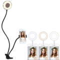 Clip Style Universal Cell Phone Holder Bracket Selfie Ring Light with 3-Color Light Adjustment, f...