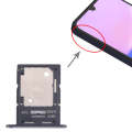 For Samsung Galaxy A15 4G SM-A155F Original SIM Card Tray + SIM / Micro SD Card Tray (Black)