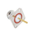 NKF Brass N Female Connector with 4 Holes Flange Frame RF Adapter