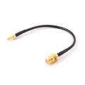 RG174 CRC9 Male Straight TO SMA Female Connecting Cable Extension, Length: 15cm
