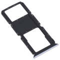 For OnePlus Nord N200 5G DE2118 / DE2117 SIM Card Tray + Micro SD Card Tray (Silver)