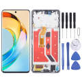 For Honor X50 Original LCD Screen Digitizer Full Assembly with Frame (Silver)