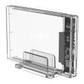 Transparent Series 2.5 inch 10Gbps Hard Drive Enclosure with Stand