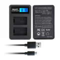 For Sony NP-FW50 Smart LCD Display USB Dual Charger