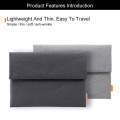 POFOKO Cloth Pattern Laptop Liner Bag Canvas Business Waterproof Computer Bag Briefcase, Size:13....