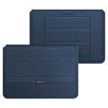 4 in 1 Universal Laptop Holder PU Waterproof Protection Wrist Laptop Bag, Size:15/16inch(Dark blue)
