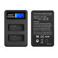 For Canon LP-E10 Smart LCD Display USB Dual-Channel Charger