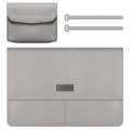 Litchi Pattern PU Leather Waterproof Ultra-thin Protection Liner Bag Briefcase Laptop Carrying Ba...
