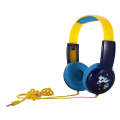 KID101 Portable Cute Children Learning Wired Headphone(Black Yellow)