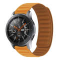 For Samsung Galaxy Gear S3 Silicone Magnetic Watch Band(Orange Yellow)