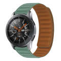 For Samsung Galaxy Gear 2 Neo R381 Silicone Magnetic Watch Band(Pine Needle Green)