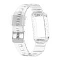 For Fitbit Charge 4 Silicone One Body Armor Watch Band(Transparent)