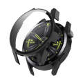 For Huawe Watch GT 3 46mm Shockproof PC Case with Tempered Glass Film(Black)