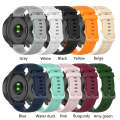 For Amazfit pop Checkered Silicone Watch Band(Amy green)