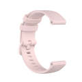 For Amazfit GTR 3 Checkered Silicone Watch Band(Pink)