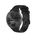 For Huawei Watch GT 2 Pro 22mm Checkered Silicone Watch Band(Black)