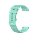 For Samsung Galaxy Gear Sport 20mm Checkered Silicone Watch Band(Water duck)