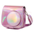 Aurora Oil Paint Full Body Camera PU Leather Case Bag with Strap for FUJIFILM instax mini 9 / min...