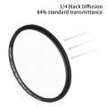 KF01.1524 K&F Black Mist Diffusion 1/4 Lens Filter Special Effects Shoot Video Like Movies 82mm
