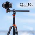 K&F CONCEPT KF09.087V4 Camera Tripods Aluminum Travel Vlog Tripod Monopod with 360 Degree Panoram...