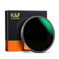 K&F CONCEPT KF01.1619 82mm ND2 To ND400 Variable Adjustable Camera Lens Filter With Orange Putter