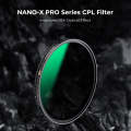 K&F CONCEPT KF01.1990 82mm Nano-X PRO Series CPL Filter HD Ultra-Thin Copper Frame 36-Layer Coati...