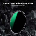 K&F CONCEPT KF01.1995 82mm Nano-X PRO Series ND1000 Filter HD Ultra-Thin Copper Frame 36-Layer Co...
