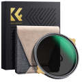 K&F CONCEPT KF01.1999 82mm Nano-X PRO Series ND2-ND32 Filter HD Ultra-Thin Copper Frame 36-Layer ...